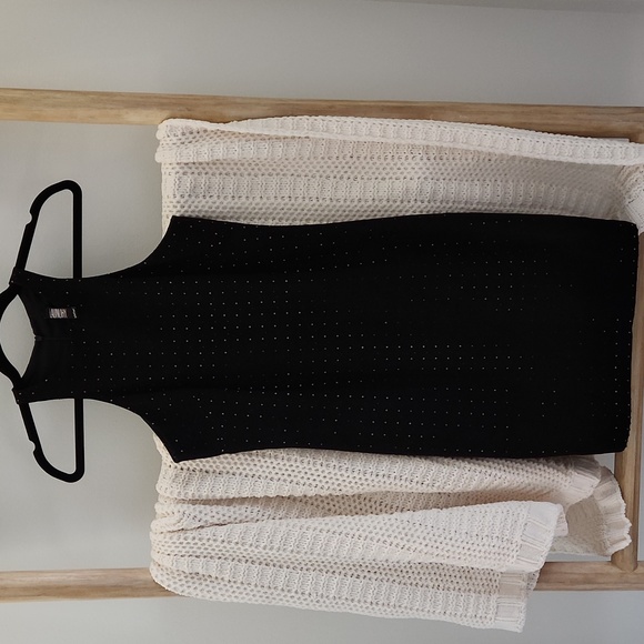 Laundry by Shelli Segal Black Cocktail Dress Sz 4 - Picture 1 of 7